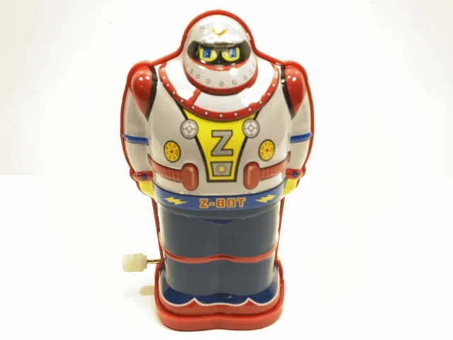SCHYLLING TIN Robot WIND UP TOY: 2010 Z Bot 4.5" Toy