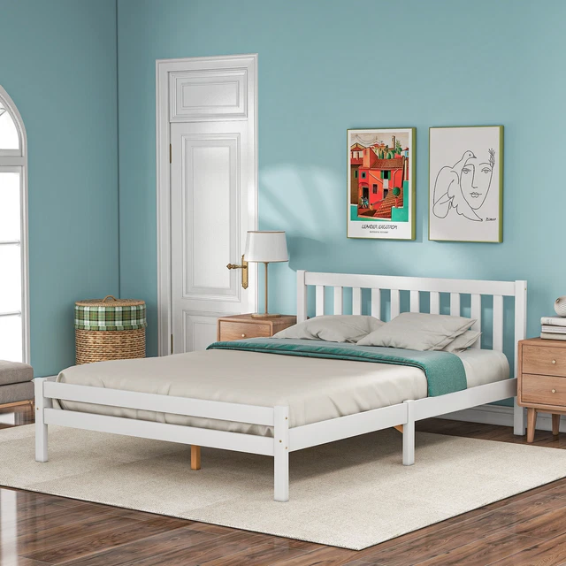 3FT SINGLE WOODEN Storage Bed Frame With Drawers And Shelves For Kids