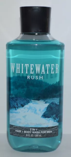 1 Bath & Body Works Whitewater Rush 2 En 1 Cabello Lavado Cuerpo Gel De Ducha Champú Difícil De Encontrar