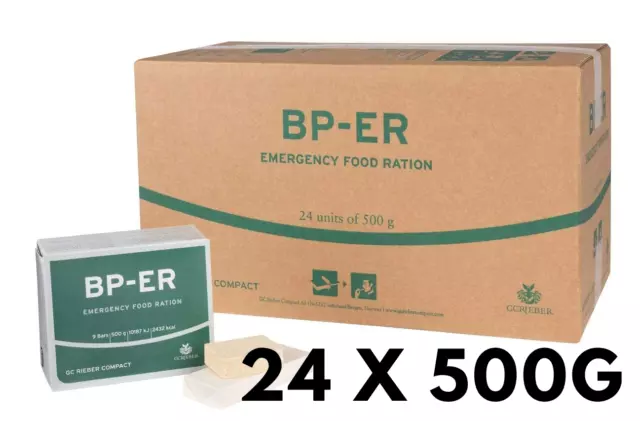 BP-ER Notration Langzeitnahrung Blackout Notverpflegung Notfallnahrung 24 x 500g