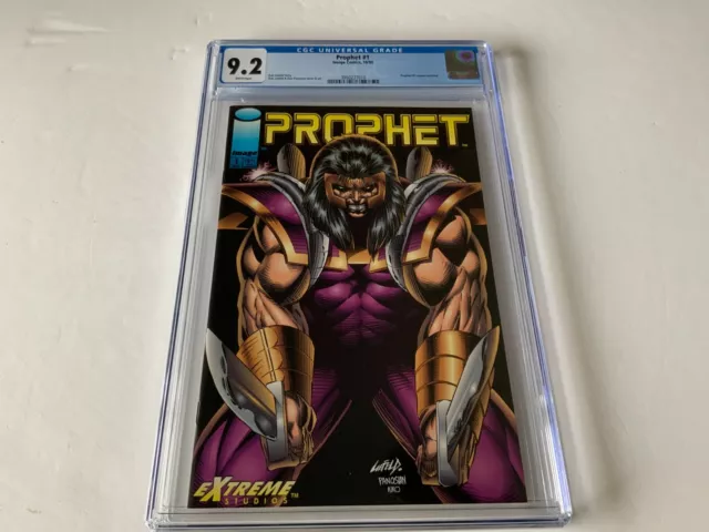Prophet 1 Cgc 9.2 White Pages Coupon Included Rob Liefeld Image Comics 1993 Bb