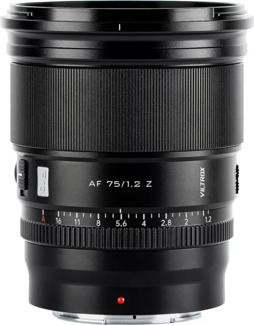 Viltrox 75mm F1.2 PRO APS-C Auto Focus Lens for Nikon Z Mount Z5 Z6II Z7II ZFC