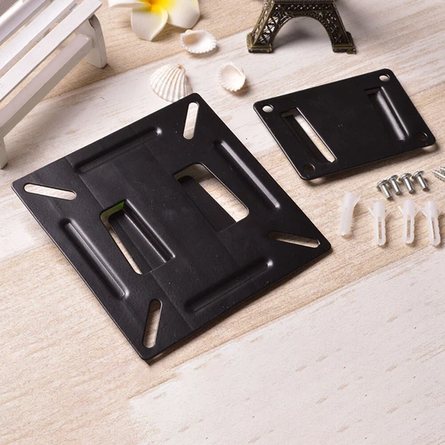 Lot De 3 Supports D'étagère Invisibles PetrelWing - Acier Noir 40,6 Cm - Pour Plans De Travail, Crédences, Douche - Vis Incluses