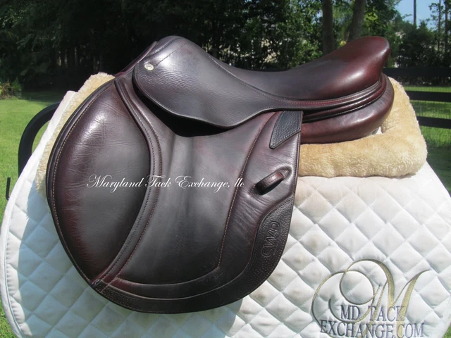 15.5 / 16" CWD SE01 CALFSKIN child/ pony close contact jumping saddle-RARE