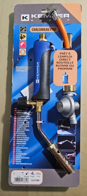 sweeek - Kit tuyau flexible de gaz détendeur Quick-on Propane 27mm