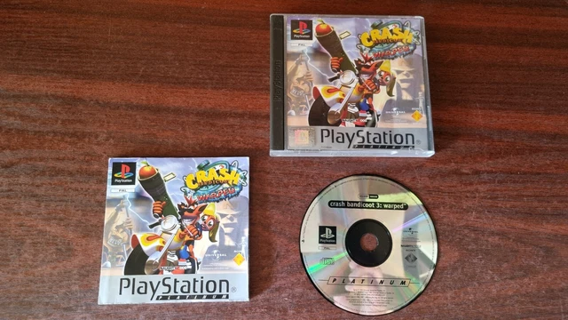Test Crash Bandicoot 3 Warped, Playstation