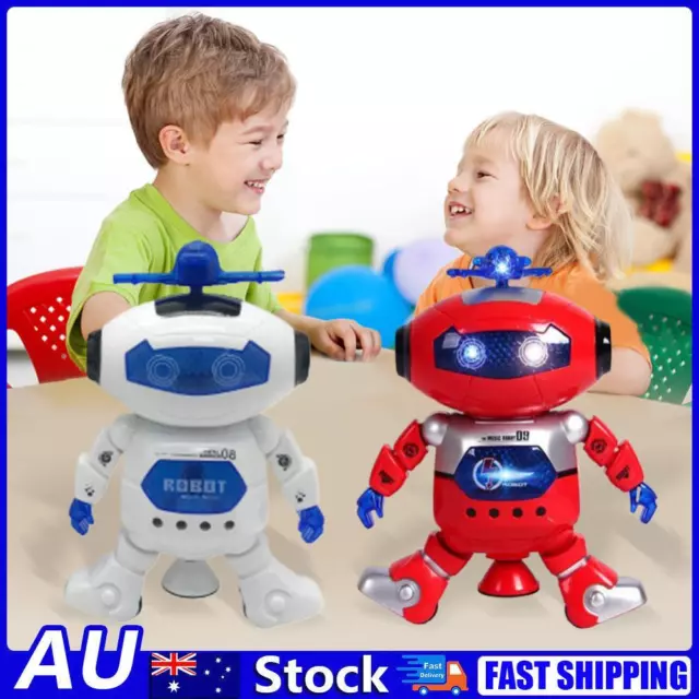 AU 360 Degree Body Spinning Baby Walking Toy Dancing Robot Toy for Boys and Girl