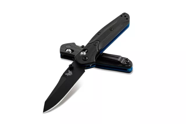 Benchmade Knives Mini Osborne 945BK-1 CPM-S30V Stainless Black G10 Pocket Knife