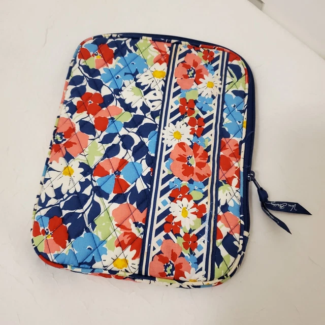 Vera Bradley Retired "Summer Cottage" Ipad/Tablet Zip close holder
