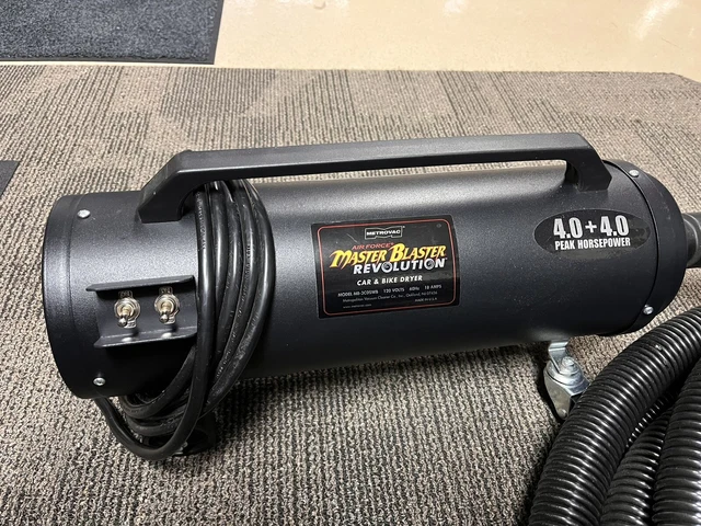 MetroVac Master Blaster Revolution | Car Dryer 10ft Hose