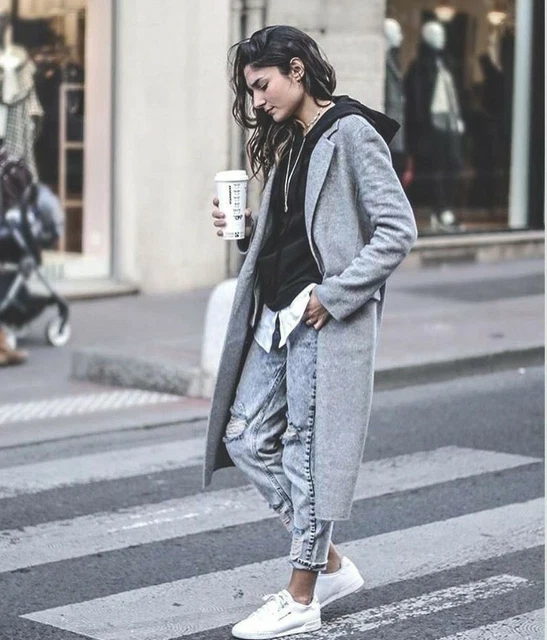 Manteau gris online femme zara
