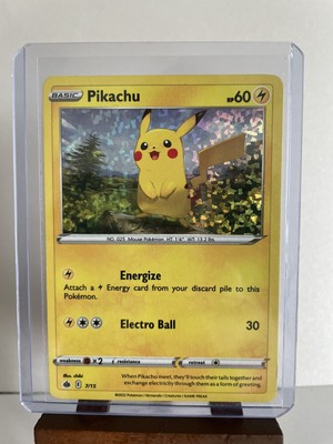 holo mcdonalds pikachu card