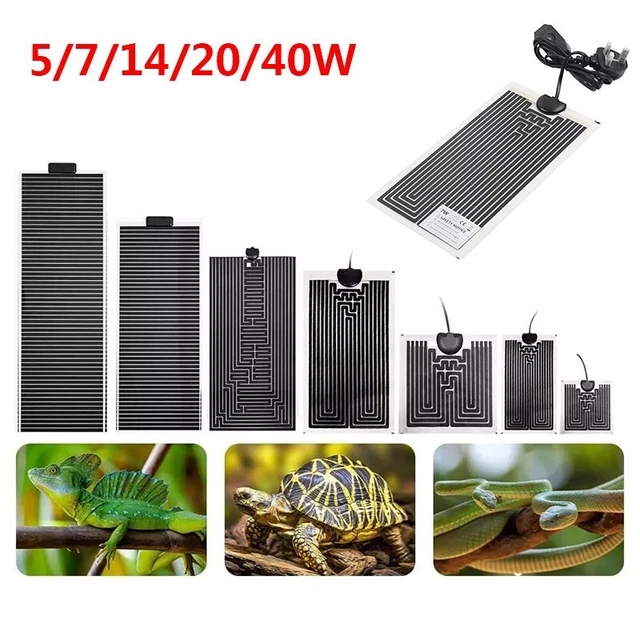 Aquarline Reptile Vivarium Heat Mat – 14/20/28/35Watt Under-Tank Heater