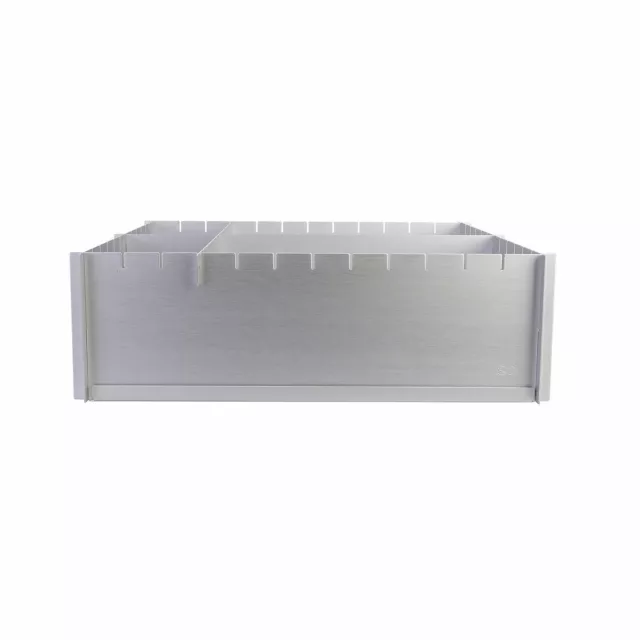 Multisize Cake Pan Tin 2 Tier Foldaway Baking Tray 12 Inch Square 4 Inches Deep 3