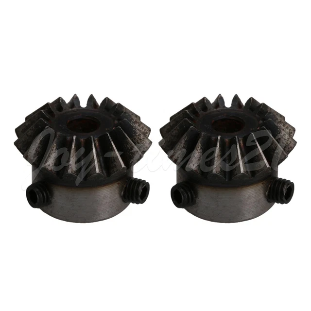 2 Pieces 16Teeth 1.5 Module Pilot Tapered Bevel Gear Wheel 6mm Hole Dia