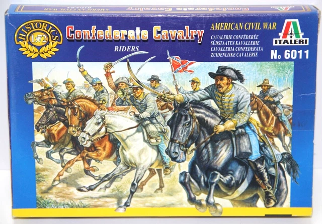 ITALERI – Maquette Plastique 1/72 – Infanterie Confédérée Américaine – Guerre De Sécession – Kit De Collection Pour Adultes Dès 14 Ans