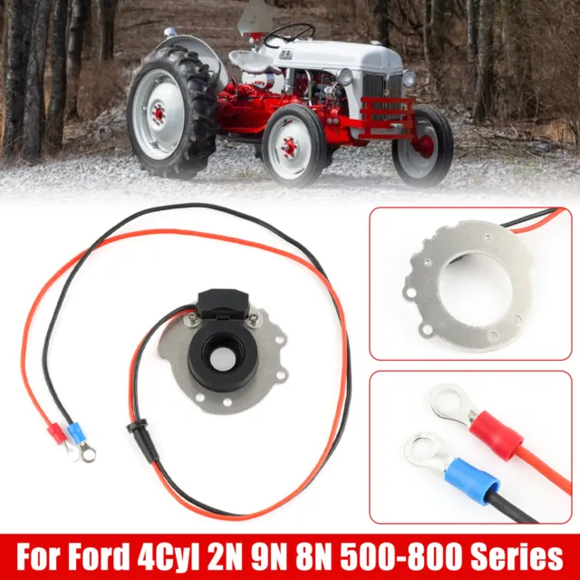 Electronic Ignition Conversion Kit Fits Ford Tractors 8N 4 cyl Series 500 to 900 2