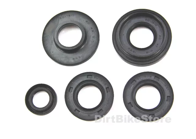 Suzuki LT 80 Quad ( 1987 - 2006 ) FULL Engine Oil Seal Set Kit x 5 pieces