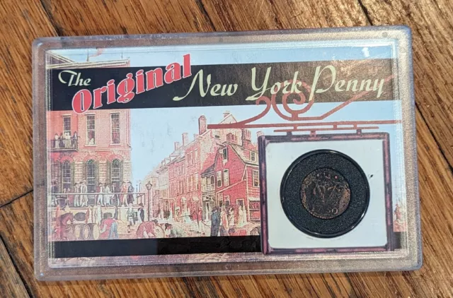 1750 VOC Duit New York Copper Penny Cent Morgan Mint!!!!