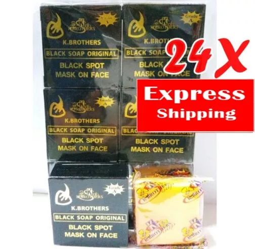 X24 K Brothers Soap Anti Aging Skincare Reduce Acne Black Spots Clear Smooth