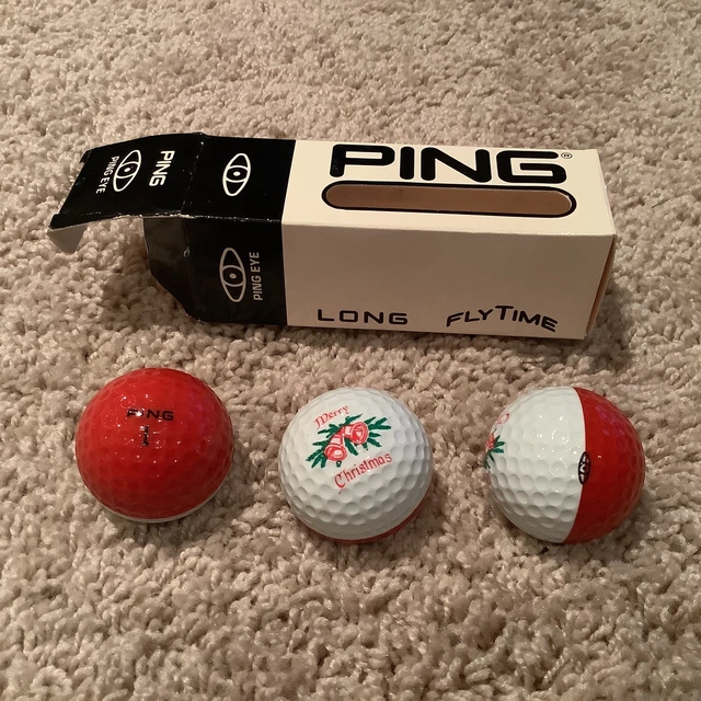 未使用品】PING GOLFBALL merry Christmas 未使用品】PING GOLFBALL