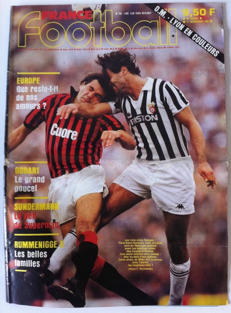 Programme Match ASSE - OL 1980, Saint-Etienne Lyon, Geoffroy Guichard, Rare