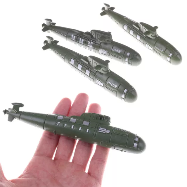 2PCS World War II war military submarine model sand scene model toy XI Sb