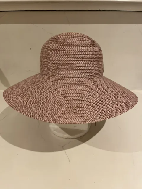 Eric Javits Blush Hampton Squishee Straw Hat- NWT