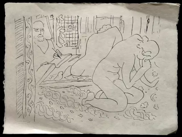 Henri Matisse, Litografía - 1960 (Chagall Picasso Modigliani)