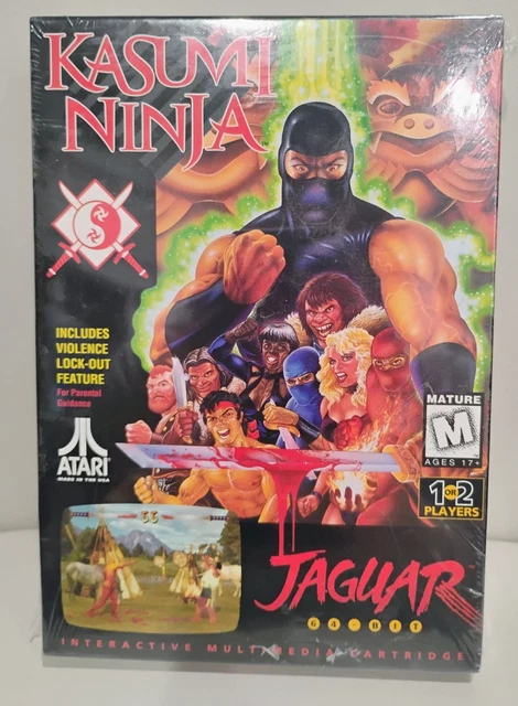 Kasumi Ninja – Atari Jaguar – Factory Sealed, New, No Head Band – USA/Taiwan