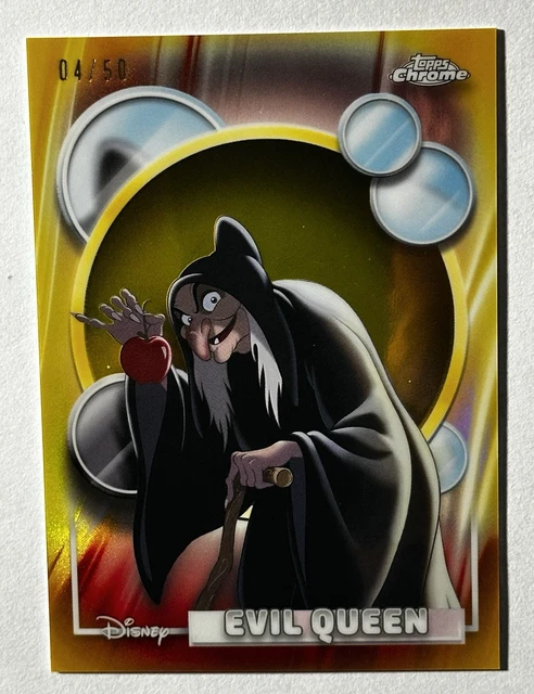 2026 TOPPS CHROME Disney #2 Evil Queen Raywave Refractor $3.81