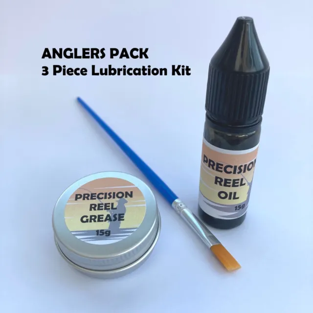 FISHING REEL GREASE and Oil Kit Angler Pack Compatible w/ Penn