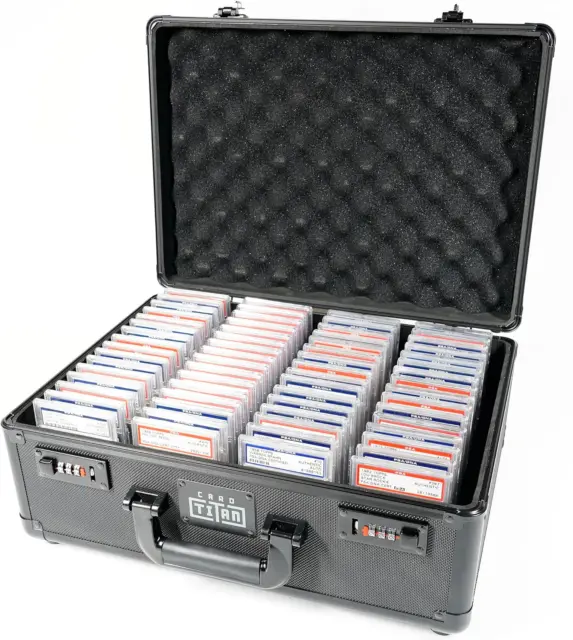 Slab Safe 64 PSA Slot Premium Graded Trading Card Storage Case