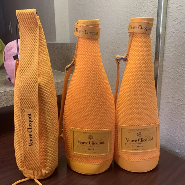 Veuve Clicquot Ice Jackets, Set of 3, fit all 750 ml bottles