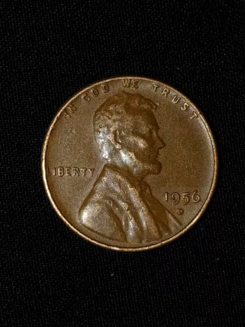 1956 Wheat Penny D, One Of A Kind, "LIBERTY" Not Straight Rare!!!