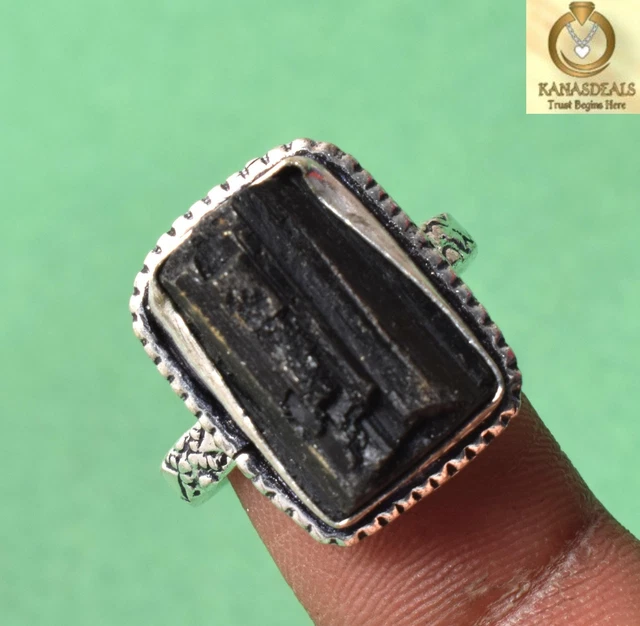 Black Stone Plated Ring Jewellery Sale 7.0 GM Discount @1.49-40681