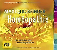 MaxiQuickfinder Homöopathie: Der schnellste Weg zum... | Buch | Zustand sehr gut