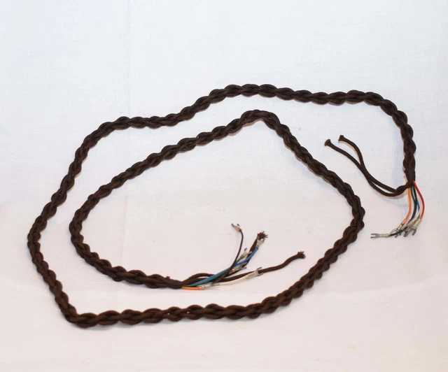 Gpo Brown Telephone Braided Cord 6-Way 60" N.o.s.