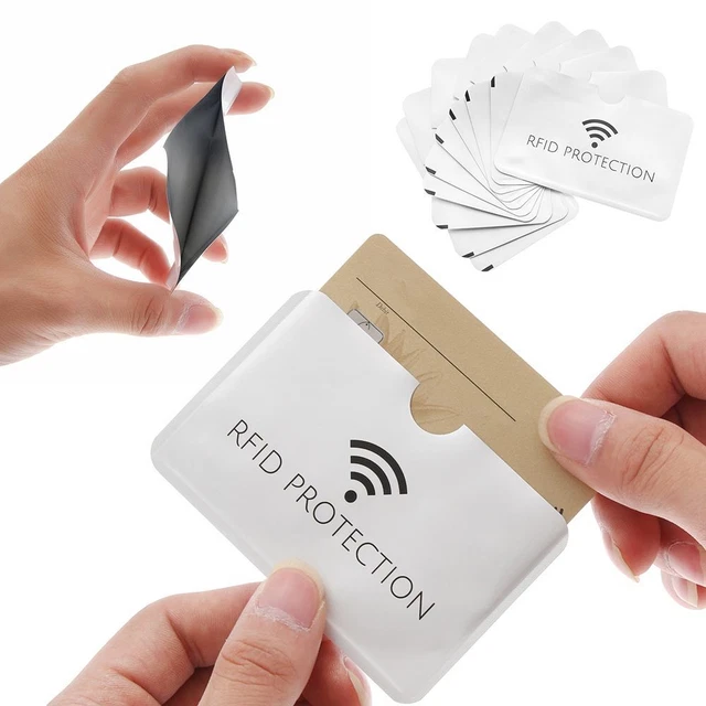 Covers Aluminium Blocking Reader ID Card Holder Anti-theft Anti Rfid Card Case