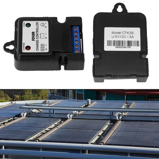 Cargador de panel solar mando a distancia batería marcha atrás conexión regulador USB