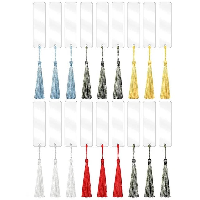 Marcadores acrílicos en blanco, 30 ud. marcadores acrílicos claros para hacer manualidades con A8T8