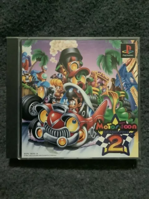 MOTOR TOON GRAND PRIX 2 - Sony Playstation Japanese Version 2 Discs