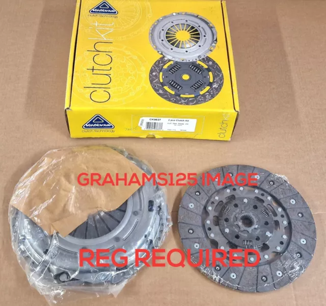 CLUTCH KIT 2 PART 240mm FITS AUDI FORD SEAT SKODA VW NATIONAL CK9637