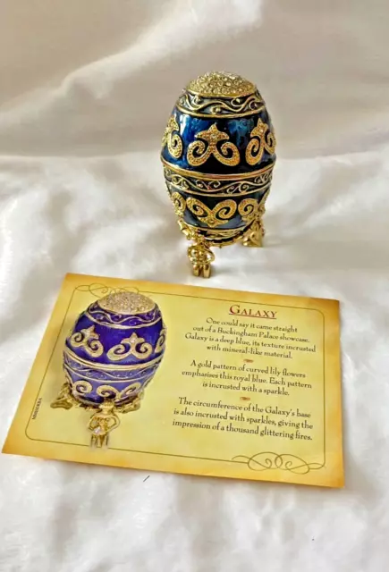 Atlas Editions Fabergé Egg    ‘Galaxy’       Trinket Box