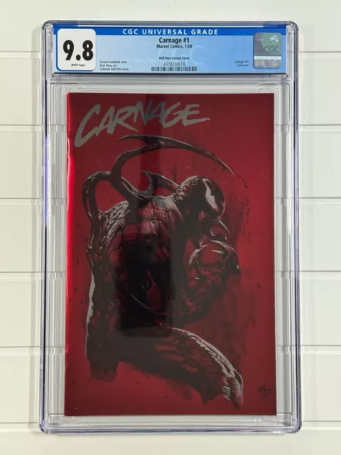 Carnage #1 2024 Marvel Comics 1st Print Dell Otto Foil Variant CGC 9.8