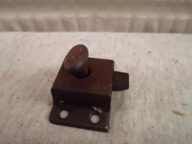 Antique flush mount cabinet latch # 5