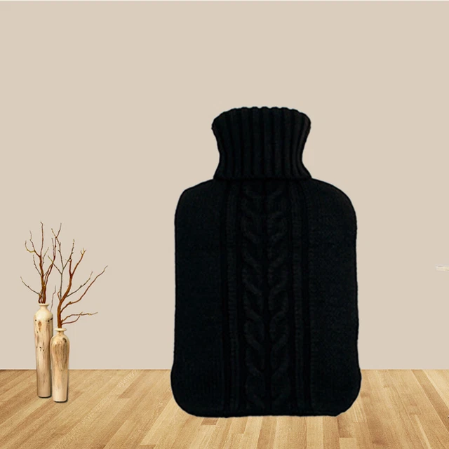 2 L Funda de botella de calor Bolsa de calor Tejer Bolsa de agua caliente Botella térmica Hombre