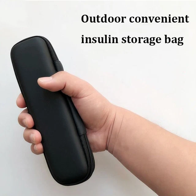 with Gel Medicla Cooler Pill Protector Travel Case Insulin Cooling Bag
