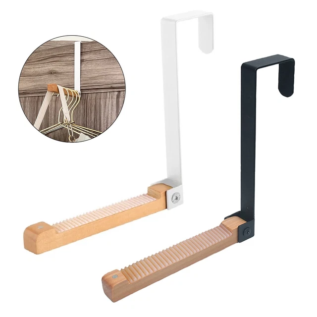 Crochet De Porte 5 Patères Plastique Robuste - 28,5 Cm, Charge 5 Kg, Pour Manteaux, Serviettes, Sacs, Sans Installation - 3
