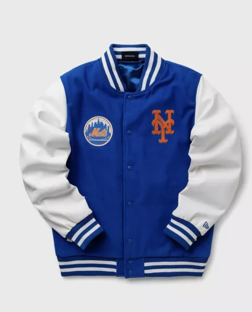 New Era MLB Baseball Varsity Jacket NY Mets Yankees RRP£180 Size- M